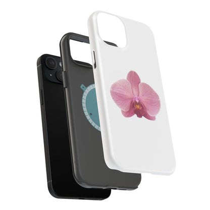 Magnetic IPhone Case, Durable Impact-Resistant Floral Feminine Fashionable Cover, Gift for Her, Protective Smartphone Shell, Trendy