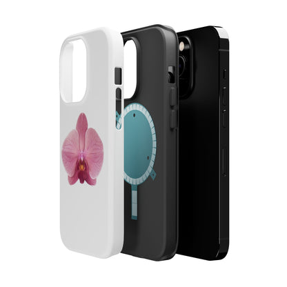 Magnetic IPhone Case, Durable Impact-Resistant Floral Feminine Fashionable Cover, Gift for Her, Protective Smartphone Shell, Trendy