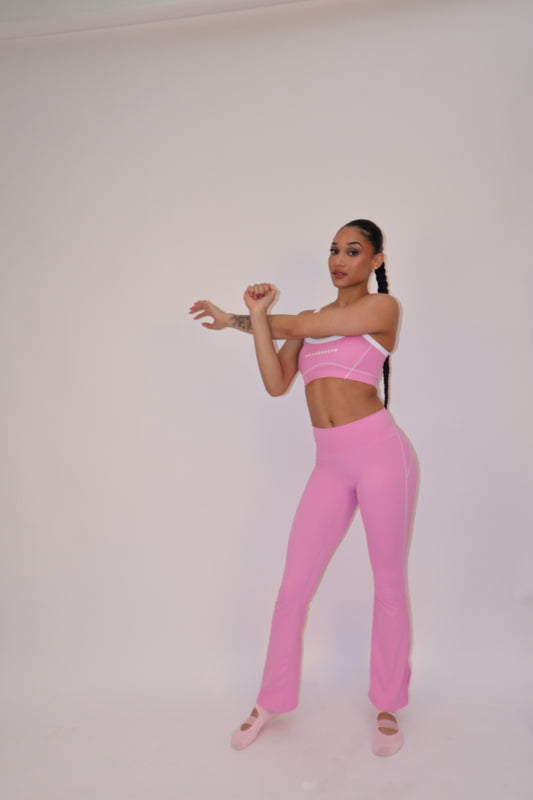 “Burst Your Bubble” Active Flare Leggings