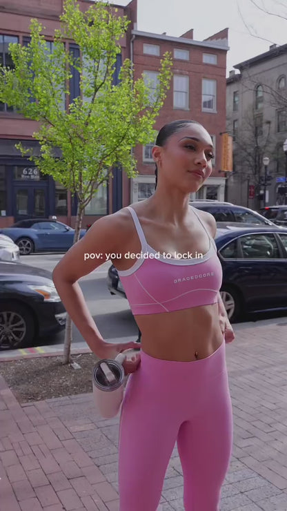 “Burst Your Bubble” Active Sports Bra Top